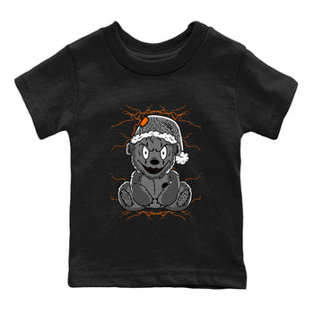Air Jordan 3 Fear shirt to match jordans Creepy Bear sneaker tees Air Jordan 3 Retro Fear SNRT Sneaker Release Tees Crew Neck T-ShirtBaby Toddler Black 2 T-Shirt