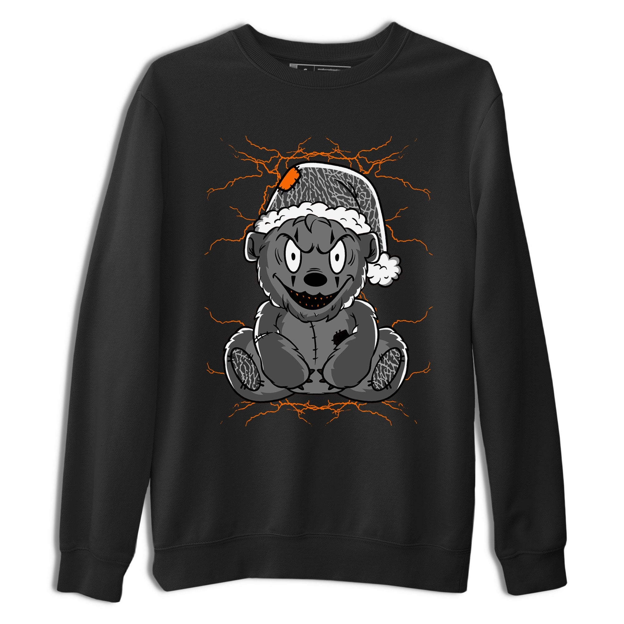 Air Jordan 3 Fear shirt to match jordans Creepy Bear sneaker tees Air Jordan 3 Retro Fear SNRT Sneaker Release Tees Crew Neck T-ShirtUnisex Black 2 T-Shirt
