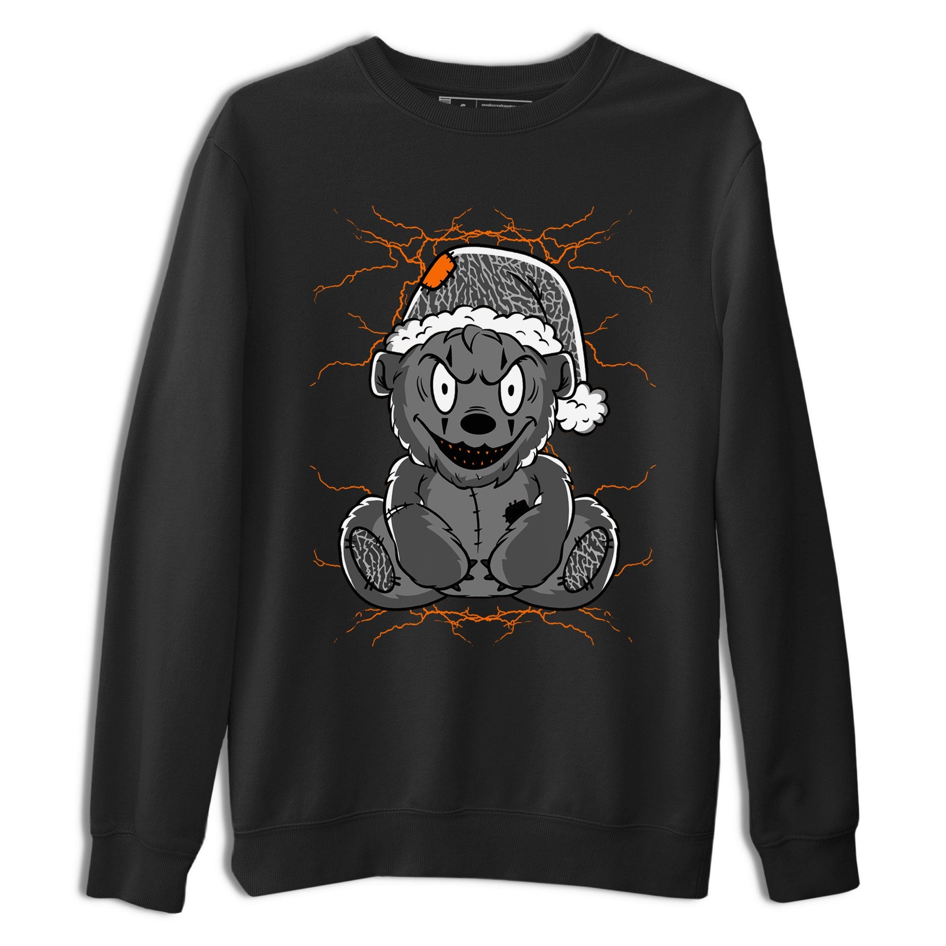 Air Jordan 3 Fear shirt to match jordans Creepy Bear sneaker tees Air Jordan 3 Retro Fear SNRT Sneaker Release Tees Crew Neck T-ShirtUnisex Black 2 T-Shirt