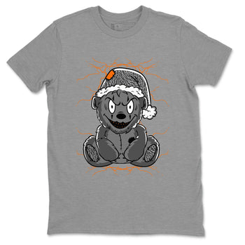 Air Jordan 3 Fear shirt to match jordans Creepy Bear sneaker tees Air Jordan 3 Retro Fear SNRT Sneaker Release Tees Crew Neck T-ShirtUnisex Heather Grey 2 T-Shirt