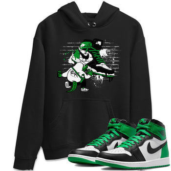 Air Jordan 1 Celtics Sneaker Match Tees Crocodile Artist Sneaker Tees Air Jordan 1 Retro Celtics Sneaker Release Tees Unisex Shirts Black 1