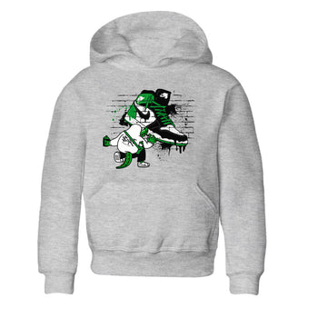 Air Jordan 1 Celtics Sneaker Match Tees Crocodile Artist Sneaker Tees Air Jordan 1 Retro Celtics Sneaker Release Tees Kids Shirts Heather Grey 2