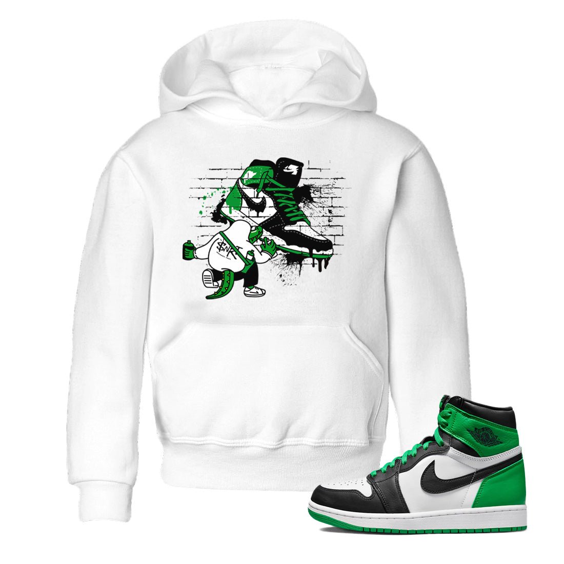 Air Jordan 1 Celtics Sneaker Match Tees Crocodile Artist Sneaker Tees Air Jordan 1 Retro Celtics Sneaker Release Tees Kids Shirts White 1