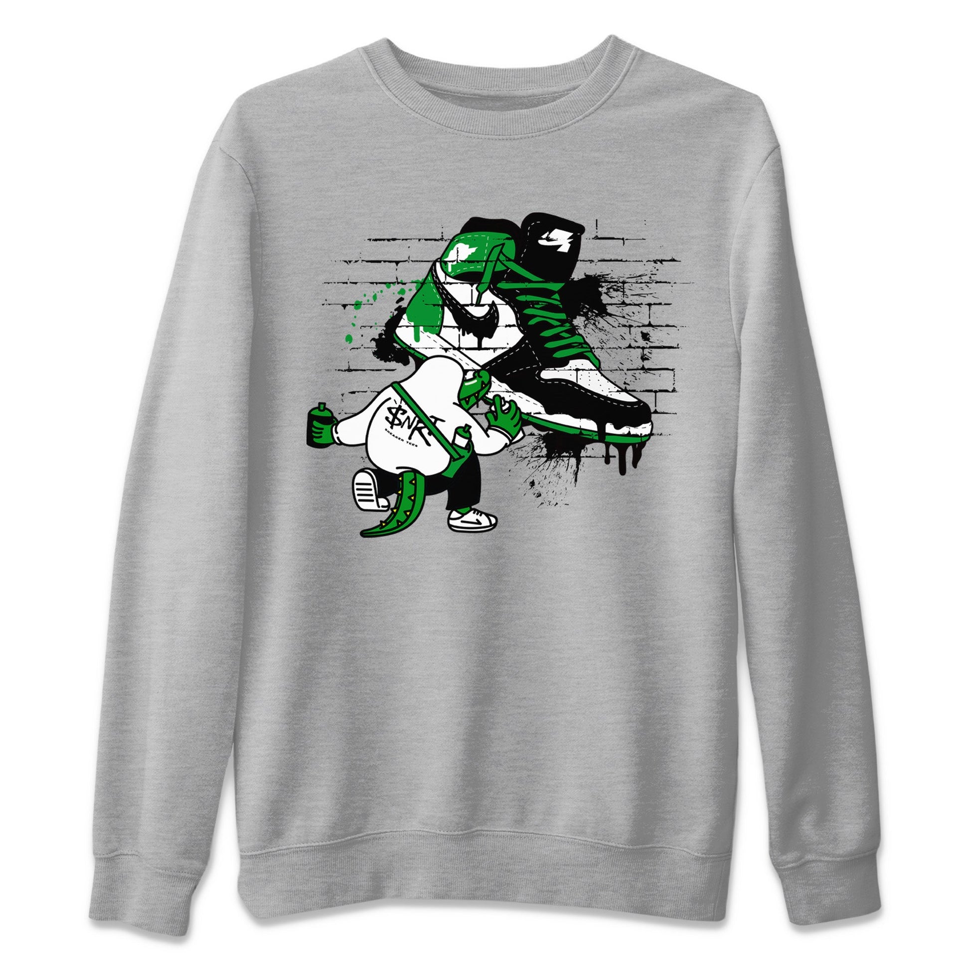 Air Jordan 1 Celtics Sneaker Match Tees Crocodile Artist Sneaker Tees Air Jordan 1 Retro Celtics Sneaker Release Tees Unisex Shirts Heather Grey 2