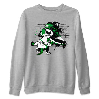 Air Jordan 1 Celtics Sneaker Match Tees Crocodile Artist Sneaker Tees Air Jordan 1 Retro Celtics Sneaker Release Tees Unisex Shirts Heather Grey 2