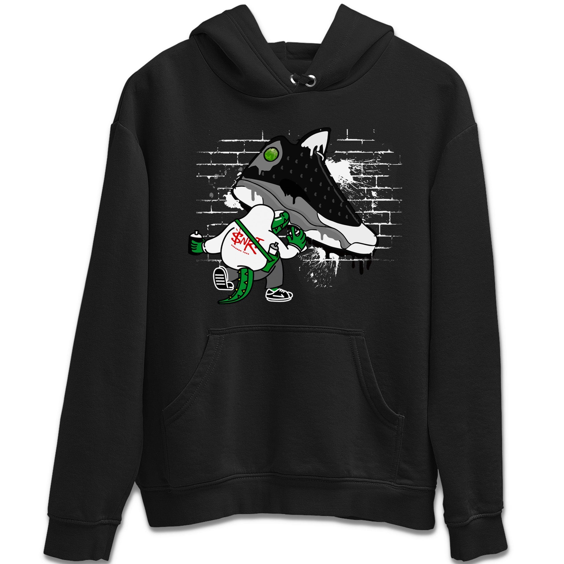 Air Jordan 13 Black Flint Sneaker Match Tees Crocodile Artist Sneaker Tees Air Jordan 13 Retro Black Flint Sneaker Release Tees Unisex Shirts Black 2