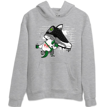 Air Jordan 13 Black Flint Sneaker Match Tees Crocodile Artist Sneaker Tees Air Jordan 13 Retro Black Flint Sneaker Release Tees Unisex Shirts Heather Grey 2