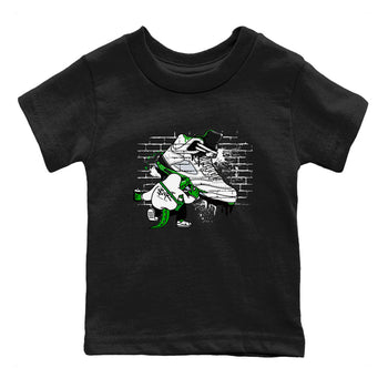 AJ5 Retro Lucky Green shirt to match jordans Crocodile Artist sneaker tees Air Jordan 5 Retro Lucky Green SNRT Sneaker Tees Casual Crew Neck T-Shirt Baby Toddler Black 2 T-Shirt