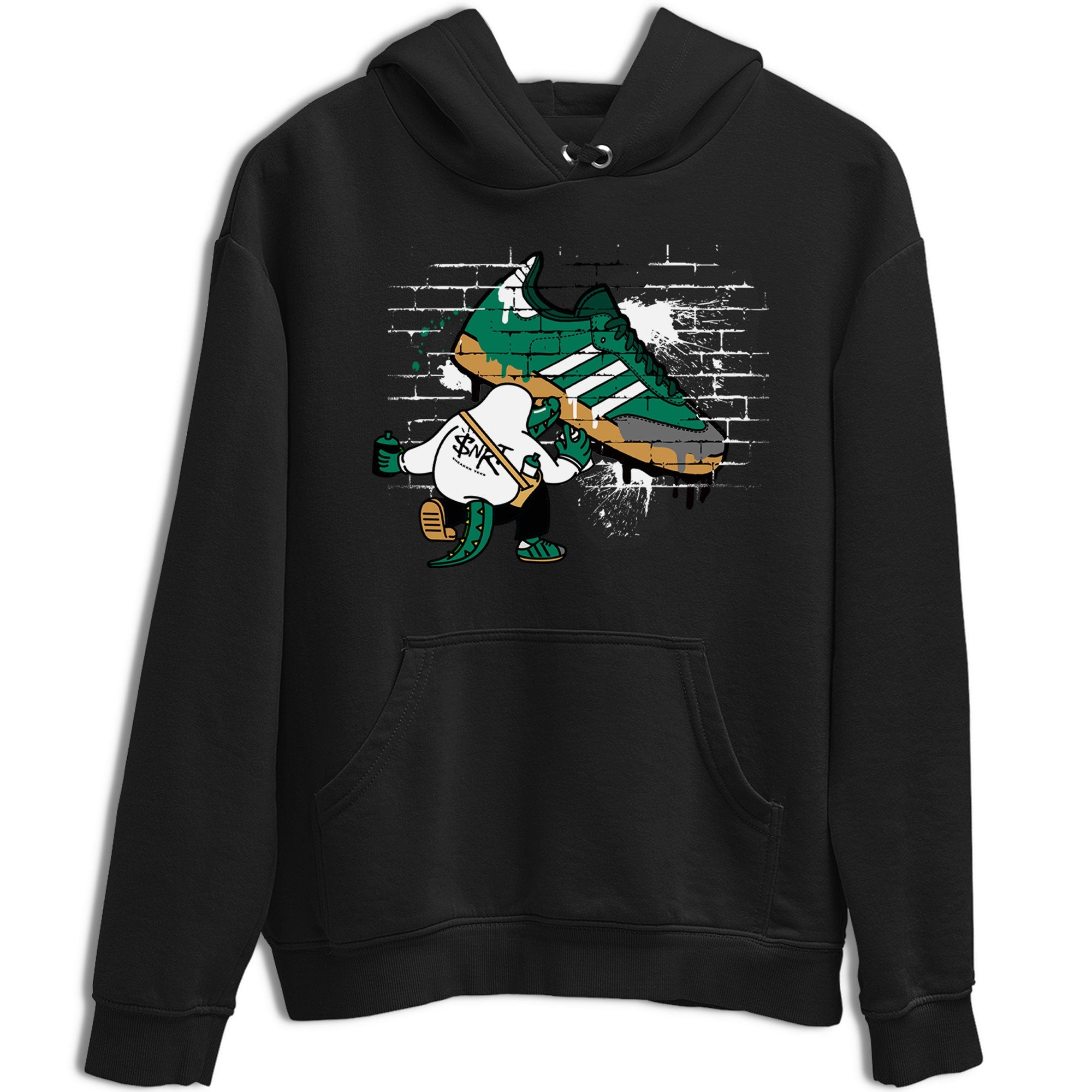Adidas Samba Collegiate Green Gum shirt to match jordans Crocodile Artist sneaker tees Samba Collegiate Green Gum SNRT Sneaker Release Tees Unisex Black 2 T-Shirt