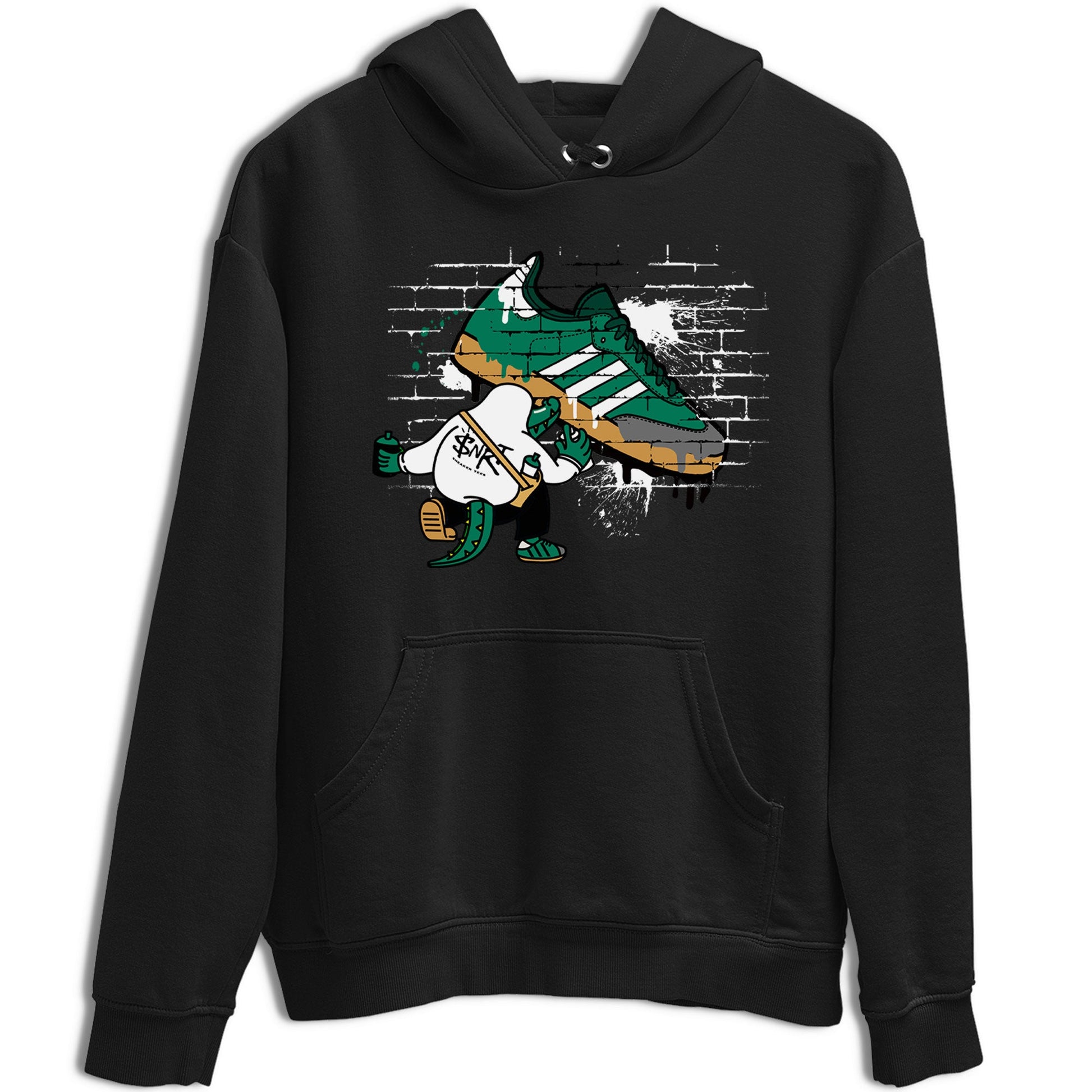Adidas Samba Collegiate Green Gum shirt to match jordans Crocodile Artist sneaker tees Samba Collegiate Green Gum SNRT Sneaker Release Tees Unisex Black 2 T-Shirt