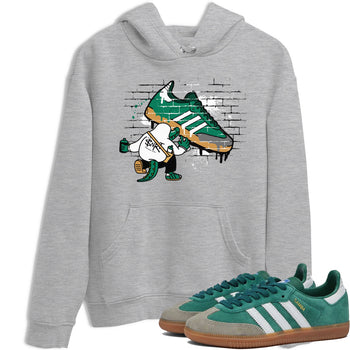 Adidas Samba Collegiate Green Gum shirt to match jordans Crocodile Artist sneaker tees Samba Collegiate Green Gum SNRT Sneaker Release Tees Unisex Heather Grey 1 T-Shirt