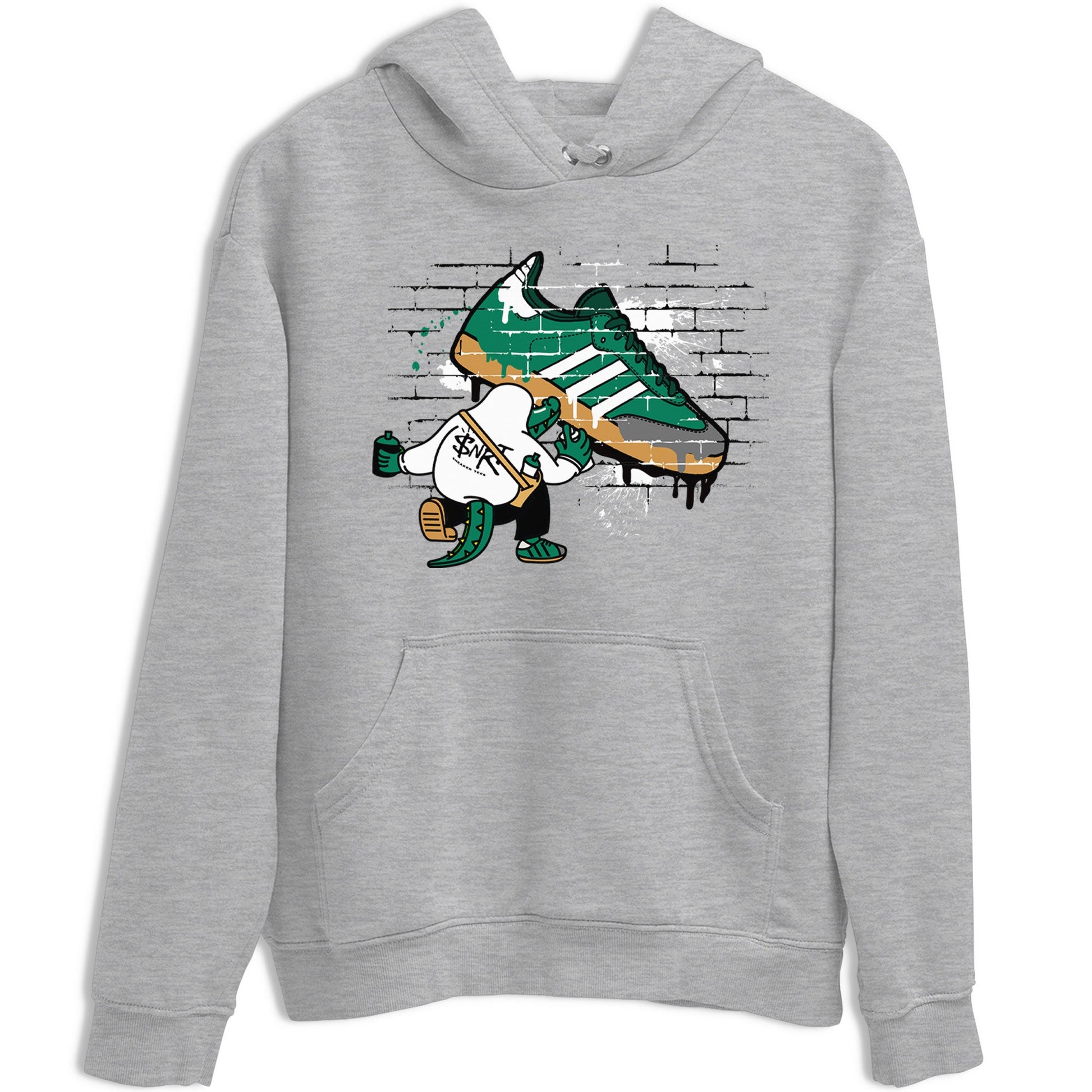 Adidas Samba Collegiate Green Gum shirt to match jordans Crocodile Artist sneaker tees Samba Collegiate Green Gum SNRT Sneaker Release Tees Unisex Heather Grey 2 T-Shirt