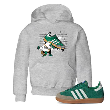 Adidas Samba Collegiate Green Gum shirt to match jordans Crocodile Artist sneaker tees Samba Collegiate Green Gum SNRT Sneaker Release Tees Baby Toddler Heather Grey 1 T-Shirt