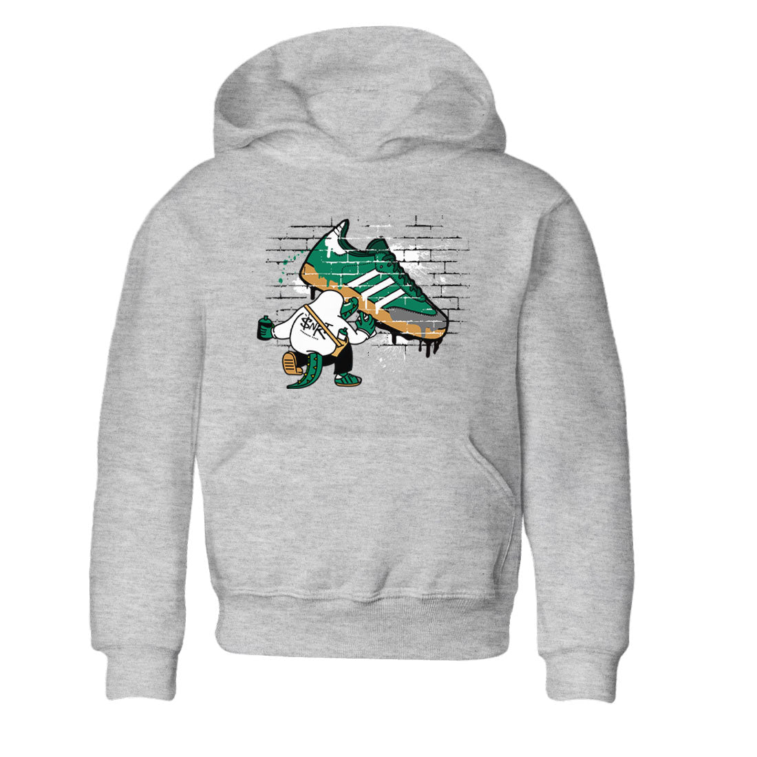Adidas Samba Collegiate Green Gum shirt to match jordans Crocodile Artist sneaker tees Samba Collegiate Green Gum SNRT Sneaker Release Tees Baby Toddler Heather Grey 2 T-Shirt