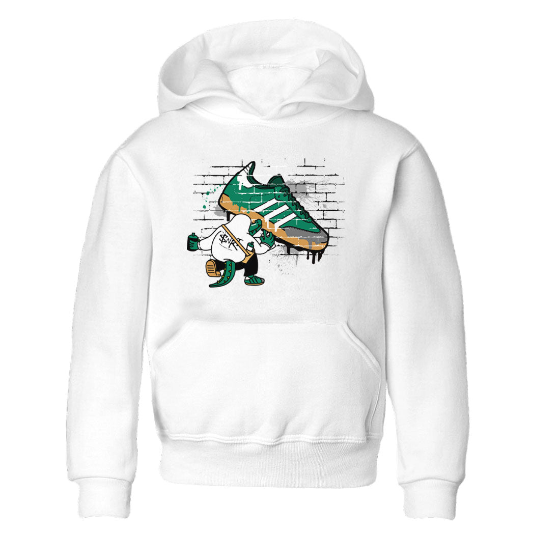 Adidas Samba Collegiate Green Gum shirt to match jordans Crocodile Artist sneaker tees Samba Collegiate Green Gum SNRT Sneaker Release Tees Baby Toddler White 2 T-Shirt