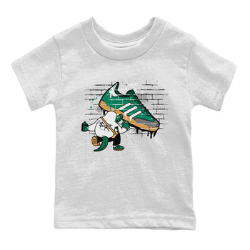 Adidas Samba Collegiate Green Gum shirt to match jordans Crocodile Artist sneaker tees Samba Collegiate Green Gum SNRT Sneaker Release Tees Baby Toddler White 2 T-Shirt