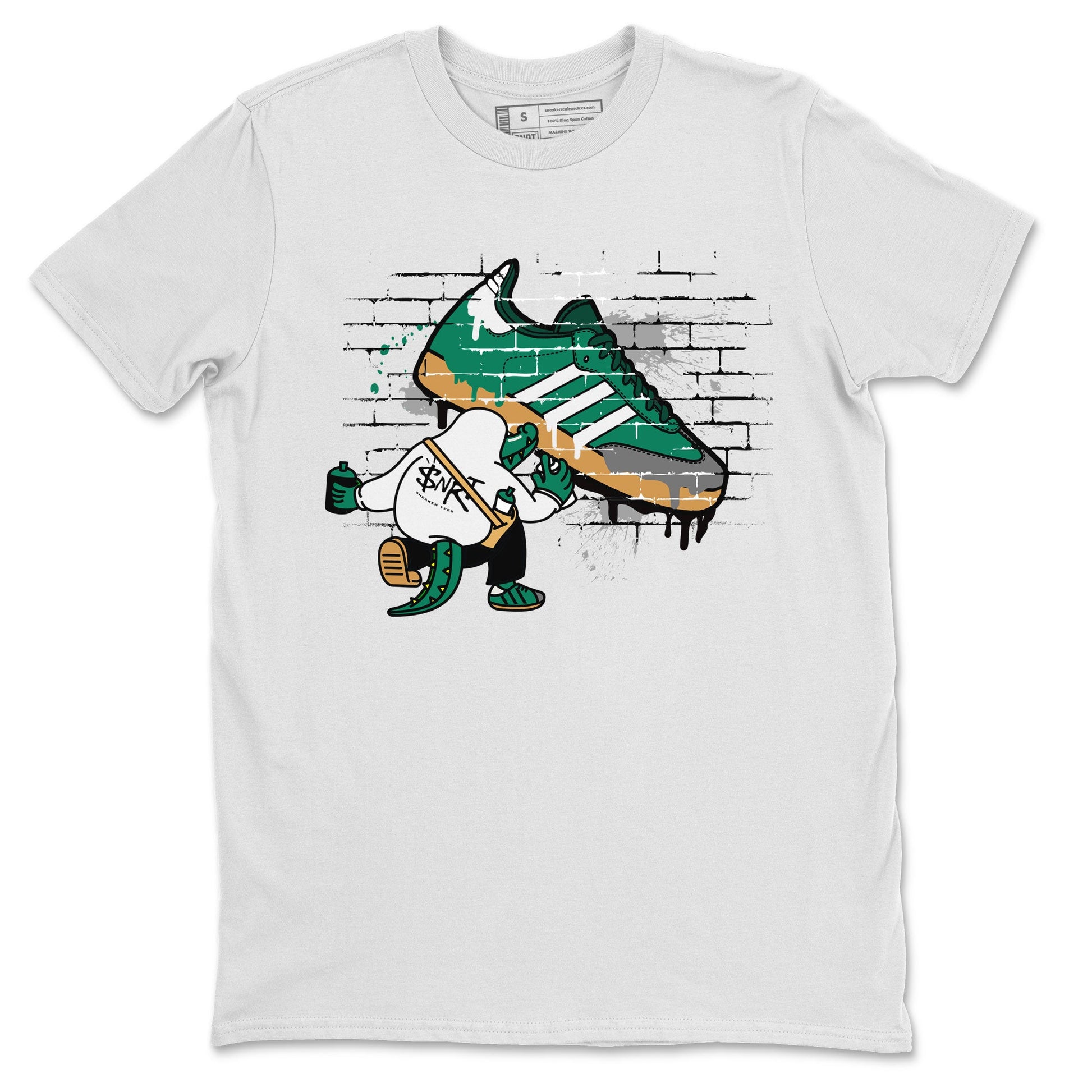 Adidas Samba Collegiate Green Gum shirt to match jordans Crocodile Artist sneaker tees Samba Collegiate Green Gum SNRT Sneaker Release Tees Unisex White 2 T-Shirt