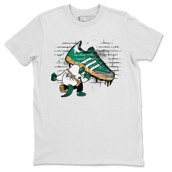 Adidas Samba Collegiate Green Gum shirt to match jordans Crocodile Artist sneaker tees Samba Collegiate Green Gum SNRT Sneaker Release Tees Unisex White 2 T-Shirt