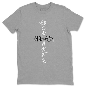 1s Black White shirt to match jordans Cross Sneakerhead sneaker tees Air Jordan 1 Black White SNRT Sneaker Release Tees unisex cotton Heather Grey 2 crew neck shirt