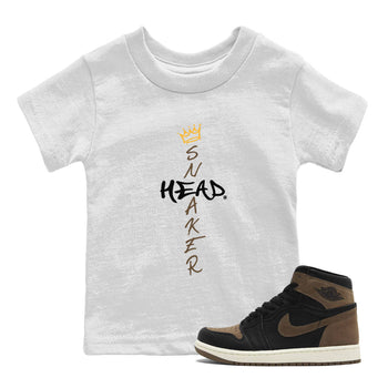 Air Jordan 1 Palomino shirt to match jordans Cross Sneakerhead sneaker tees Air Jordan 1 High OG Palomino SNRT Sneaker Release Tees Baby Toddler White 1 T-Shirt