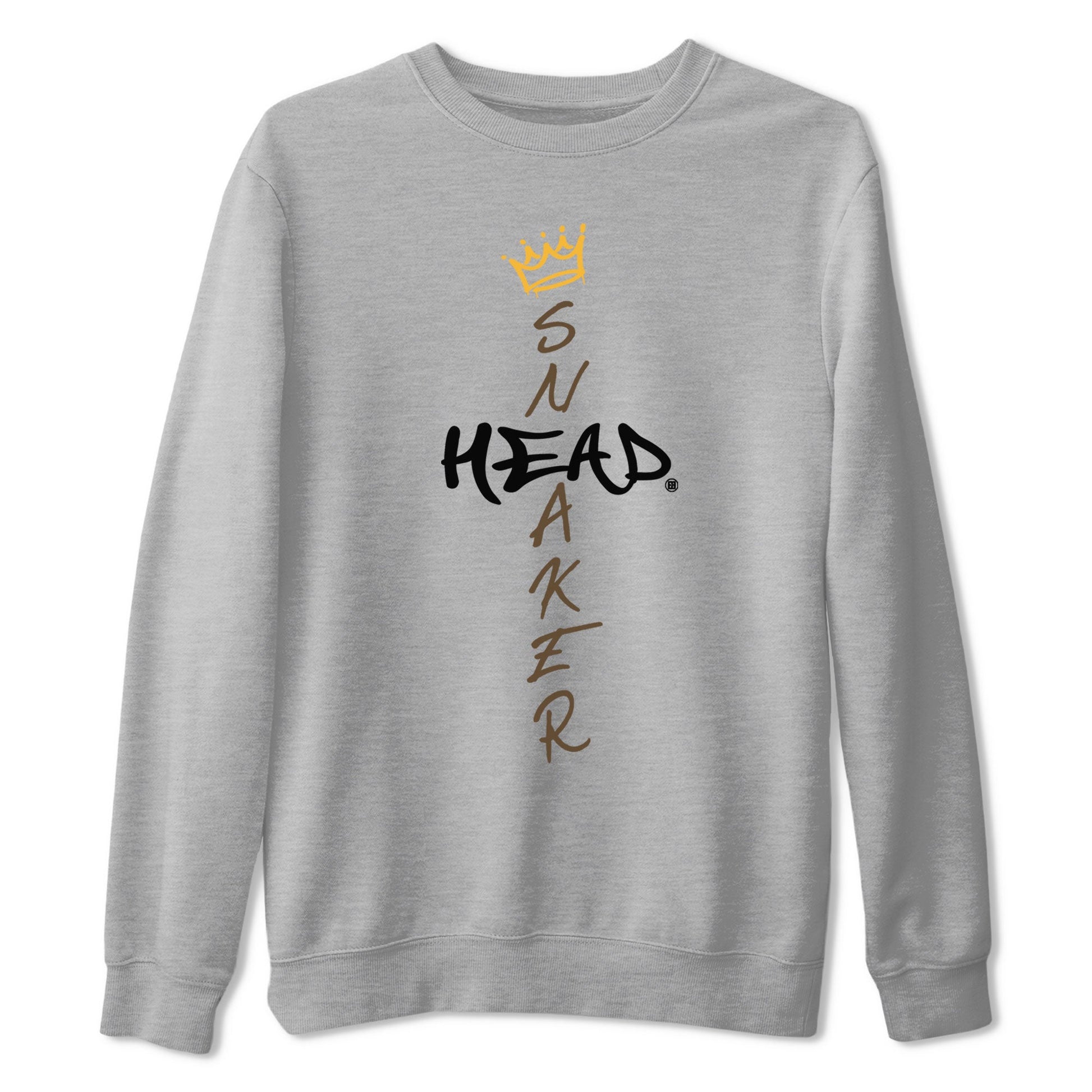Air Jordan 1 Palomino shirt to match jordans Cross Sneakerhead sneaker tees Air Jordan 1 High OG Palomino SNRT Sneaker Release Tees Crew Neck Casual Unisex Heather Grey 2 T-Shirt