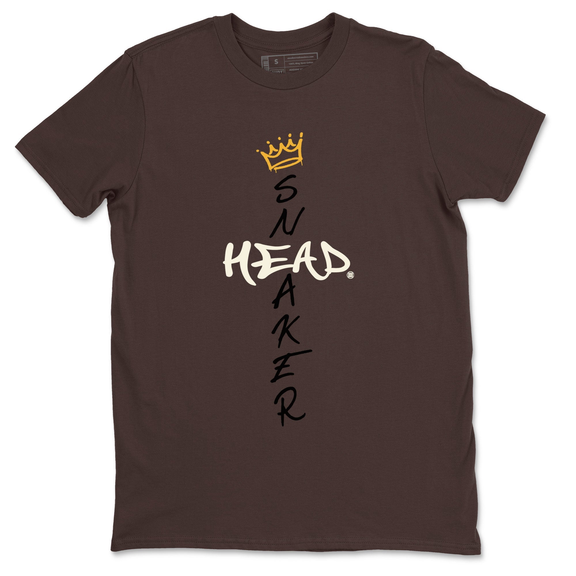 Air Jordan 1 Palomino shirt to match jordans Cross Sneakerhead sneaker tees Air Jordan 1 High OG Palomino SNRT Sneaker Release Tees Crew Neck Casual Unisex Dark Chocolate 2 T-Shirt
