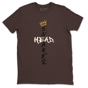 Air Jordan 1 Palomino shirt to match jordans Cross Sneakerhead sneaker tees Air Jordan 1 High OG Palomino SNRT Sneaker Release Tees Crew Neck Casual Unisex Dark Chocolate 2 T-Shirt