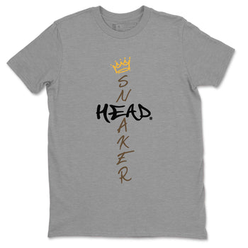 Air Jordan 1 Palomino shirt to match jordans Cross Sneakerhead sneaker tees Air Jordan 1 High OG Palomino SNRT Sneaker Release Tees Crew Neck Casual Unisex Heather Grey 2 T-Shirt