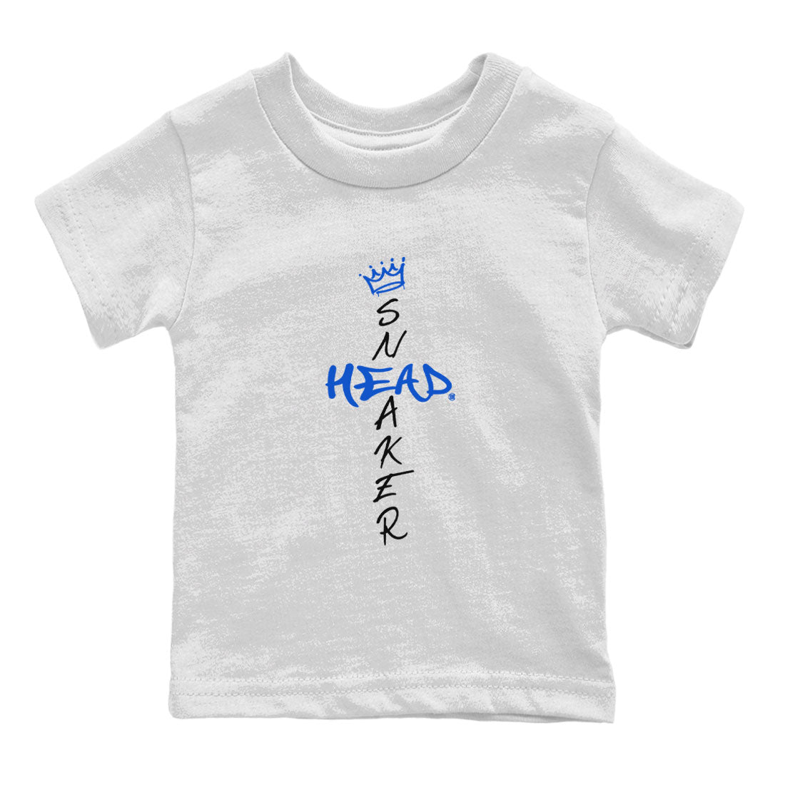 1s Royal Reimagined shirt to match jordans Cross Sneakerhead sneaker matching t-shirt Air Jordan 1 Royal Reimagined SNRT Sneaker Release Tees Baby Toddler White 2 T-Shirt