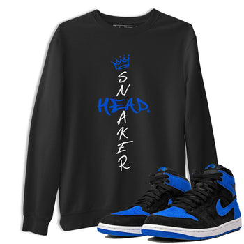 1s Royal Reimagined shirt to match jordans Cross Sneakerhead sneaker matching t-shirt Air Jordan 1 Royal Reimagined SNRT Sneaker Release Tees Unisex Black 1 T-Shirt