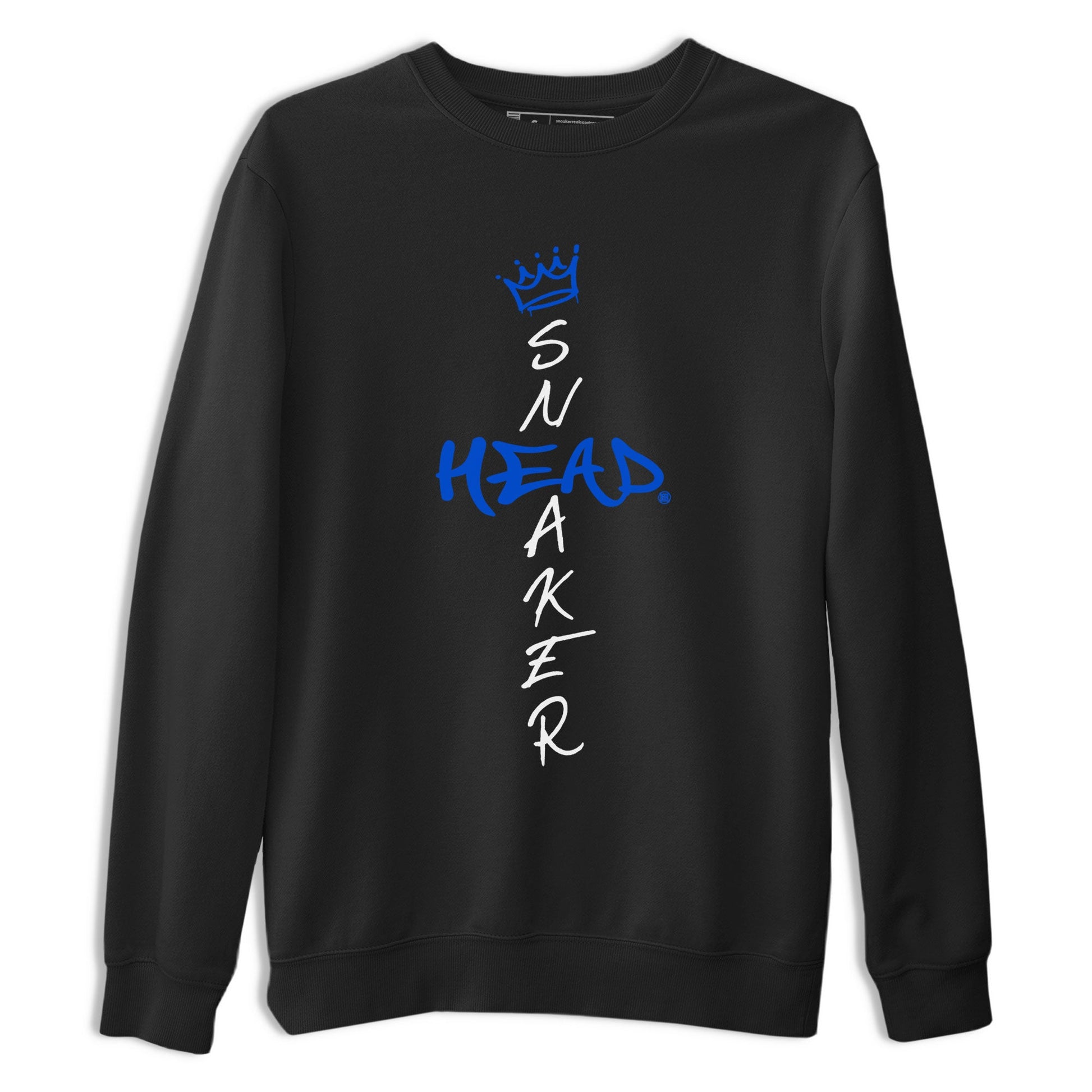 1s Royal Reimagined shirt to match jordans Cross Sneakerhead sneaker matching t-shirt Air Jordan 1 Royal Reimagined SNRT Sneaker Release Tees Unisex Black 2 T-Shirt