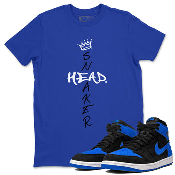 1s Royal Reimagined shirt to match jordans Cross Sneakerhead sneaker matching t-shirt Air Jordan 1 Royal Reimagined SNRT Sneaker Release Tees Unisex Royal Blue 1 T-Shirt