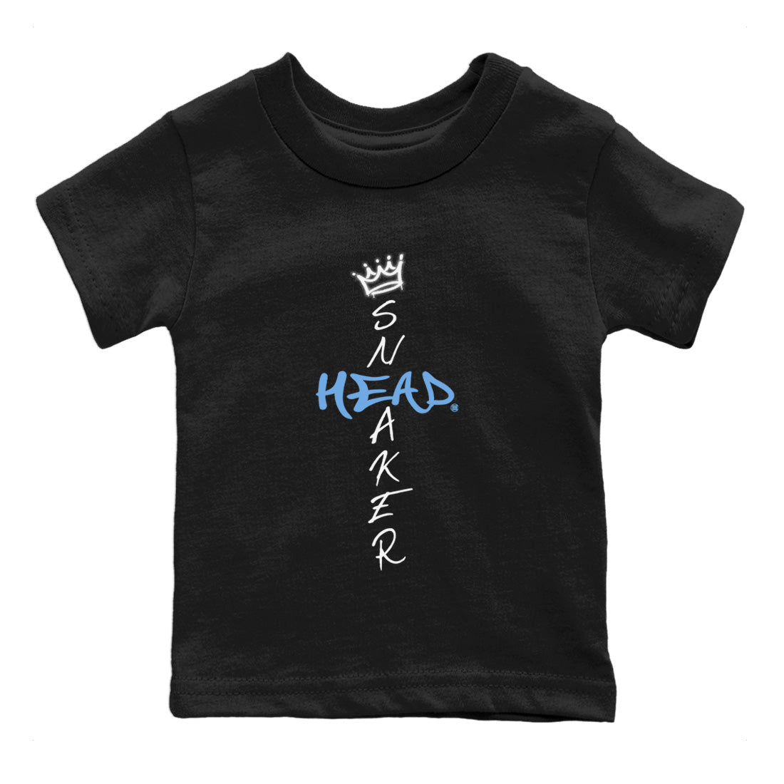 Air Jordan 1 Retro High OG UNC Toe Shirt to match Jordans Cross Sneakerhead Sneaker Tees Air Jordan 1 High OG UNC Toe SNRT Sneaker Release Tees Kids and Baby Tees Black 2