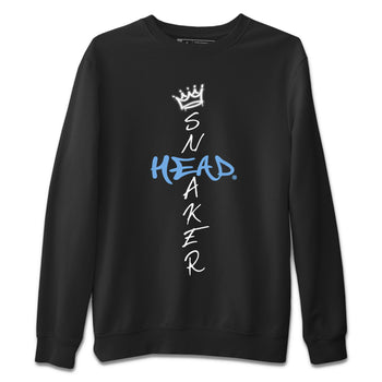 Air Jordan 1 Retro High OG UNC Toe Shirt to match Jordans Cross Sneakerhead Sneaker Tees Air Jordan 1 High OG UNC Toe SNRT Sneaker Release Tees Crew Neck T-Shirts Black 2