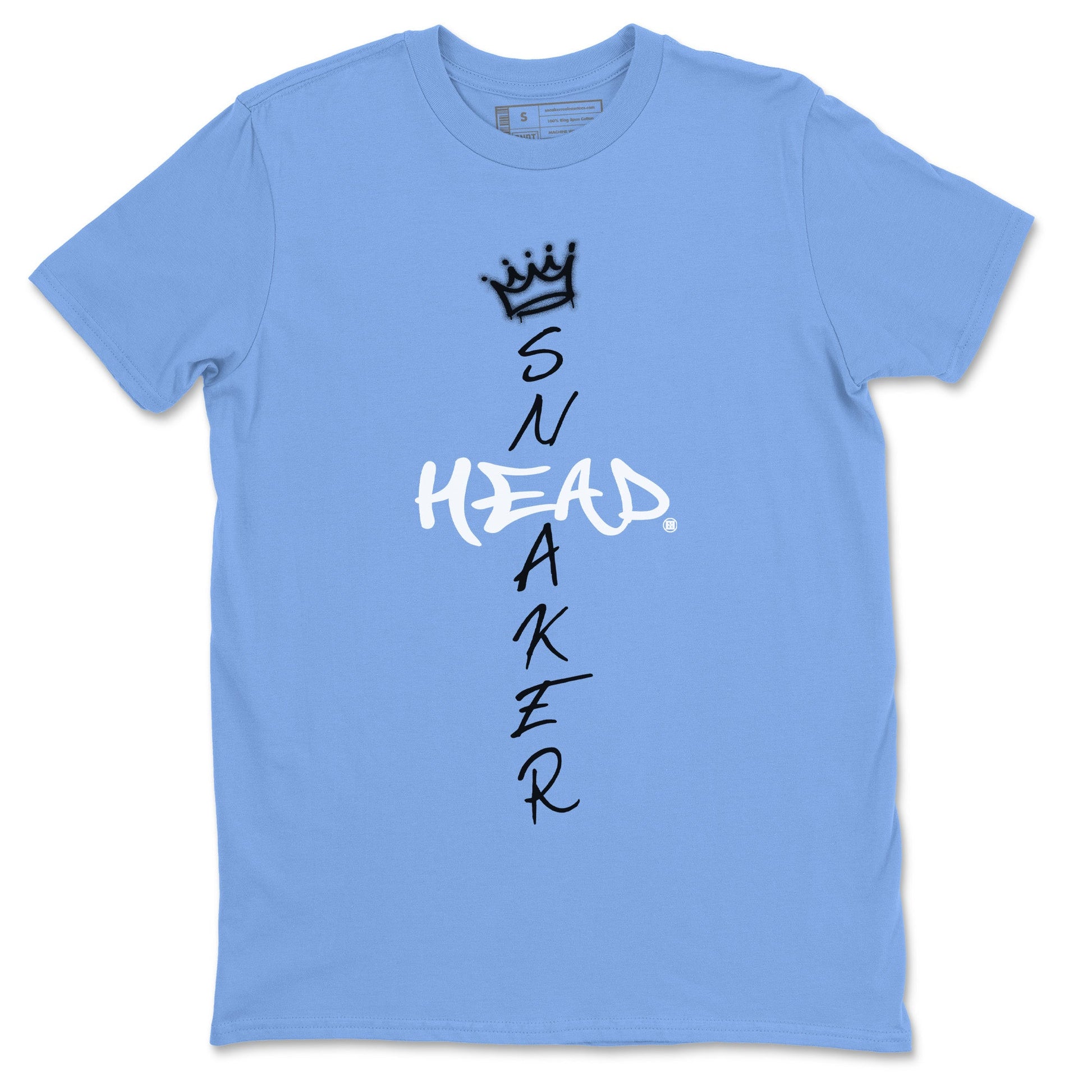 Air Jordan 1 Retro High OG UNC Toe Shirt to match Jordans Cross Sneakerhead Sneaker Tees Air Jordan 1 High OG UNC Toe SNRT Sneaker Release Tees Crew Neck T-Shirts Carolina Blue 2