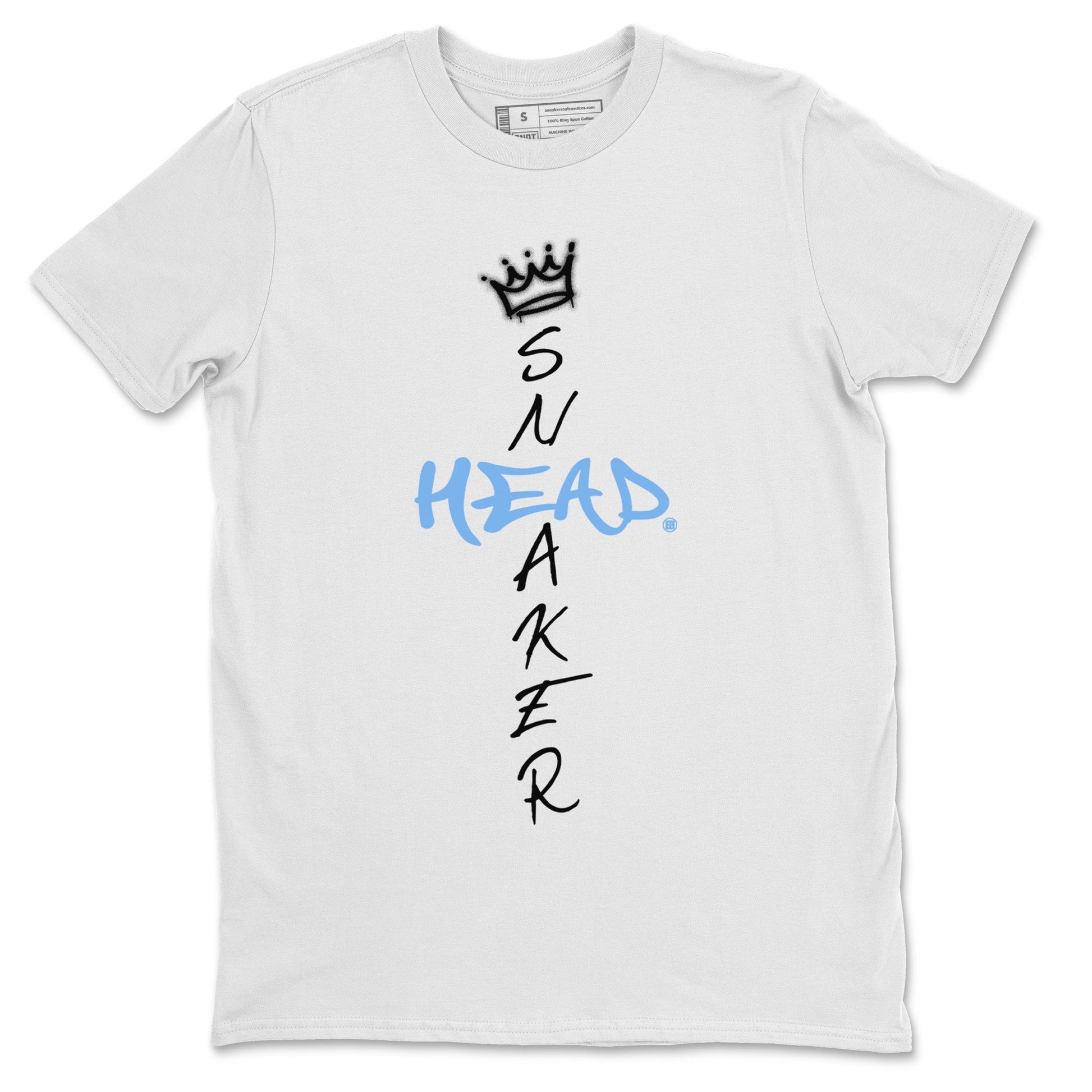 Air Jordan 1 Retro High OG UNC Toe Shirt to match Jordans Cross Sneakerhead Sneaker Tees Air Jordan 1 High OG UNC Toe SNRT Sneaker Release Tees Crew Neck T-Shirts White 2
