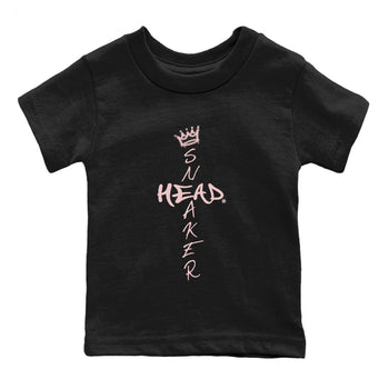 Air Jordan 1 Washed Pink Sneaker Match Tees Cross Sneakerhead Sneaker Tees Air Jordan 1 High OG WMNS Washed Pink Sneaker Release Tees Kids Shirts Black 2