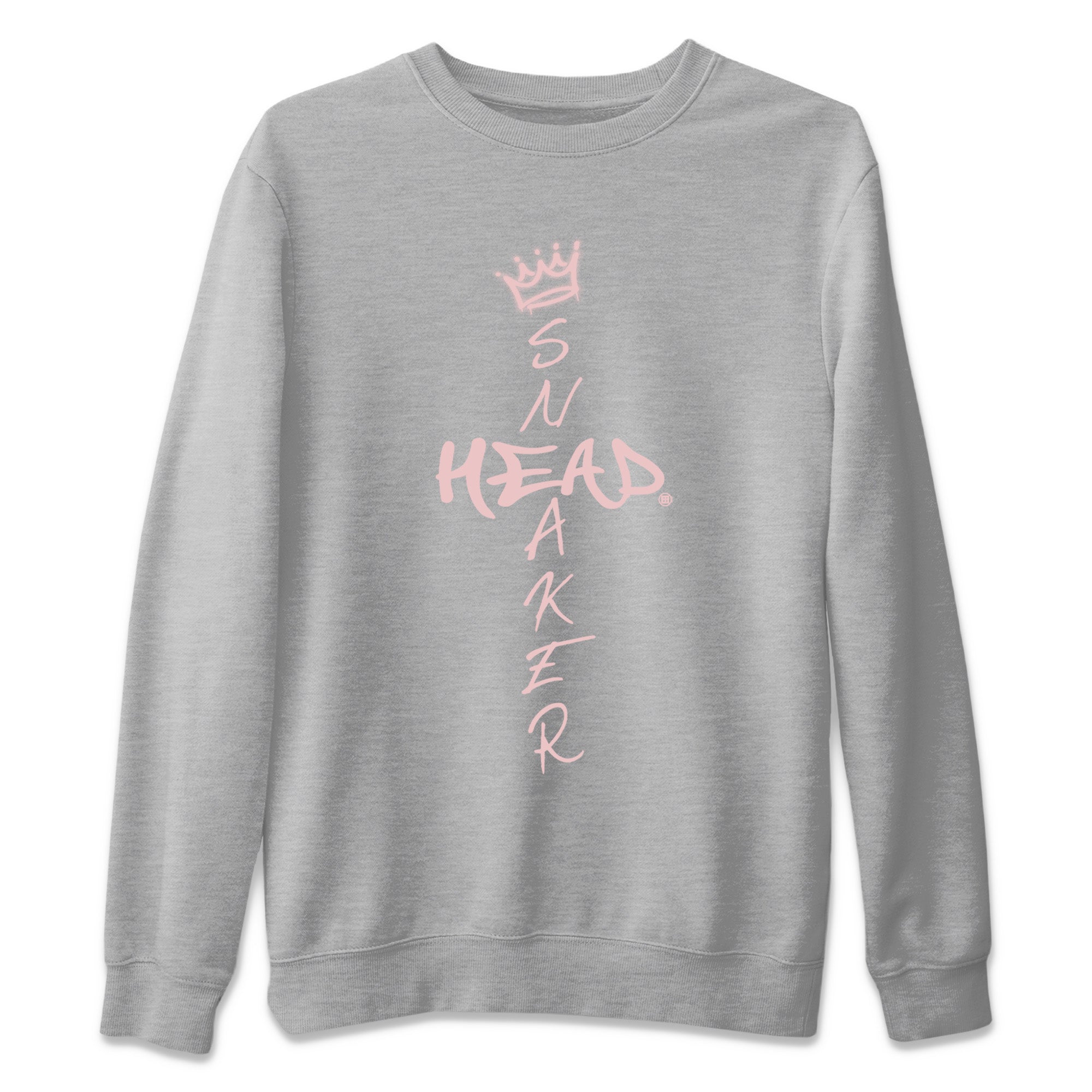 Air Jordan 1 Washed Pink Sneaker Match Tees Cross Sneakerhead Sneaker Tees Air Jordan 1 High OG WMNS Washed Pink Sneaker Release Tees Unisex Shirts Heather Grey 2