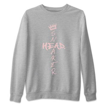 Air Jordan 1 Washed Pink Sneaker Match Tees Cross Sneakerhead Sneaker Tees Air Jordan 1 High OG WMNS Washed Pink Sneaker Release Tees Unisex Shirts Heather Grey 2