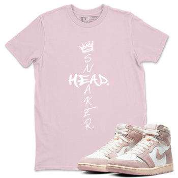 Air Jordan 1 Washed Pink Sneaker Match Tees Cross Sneakerhead Sneaker Tees Air Jordan 1 High OG WMNS Washed Pink Sneaker Release Tees Unisex Shirts Pink 1