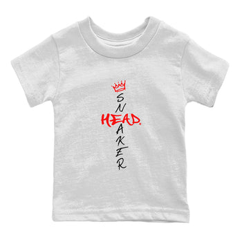 Air Jordan 12 Cherry shirt to match jordans Cross Sneakerhead sneaker matching t-shirt 12s Cherry SNRT Sneaker Release Tees Baby Toddler White 2 T-Shirt