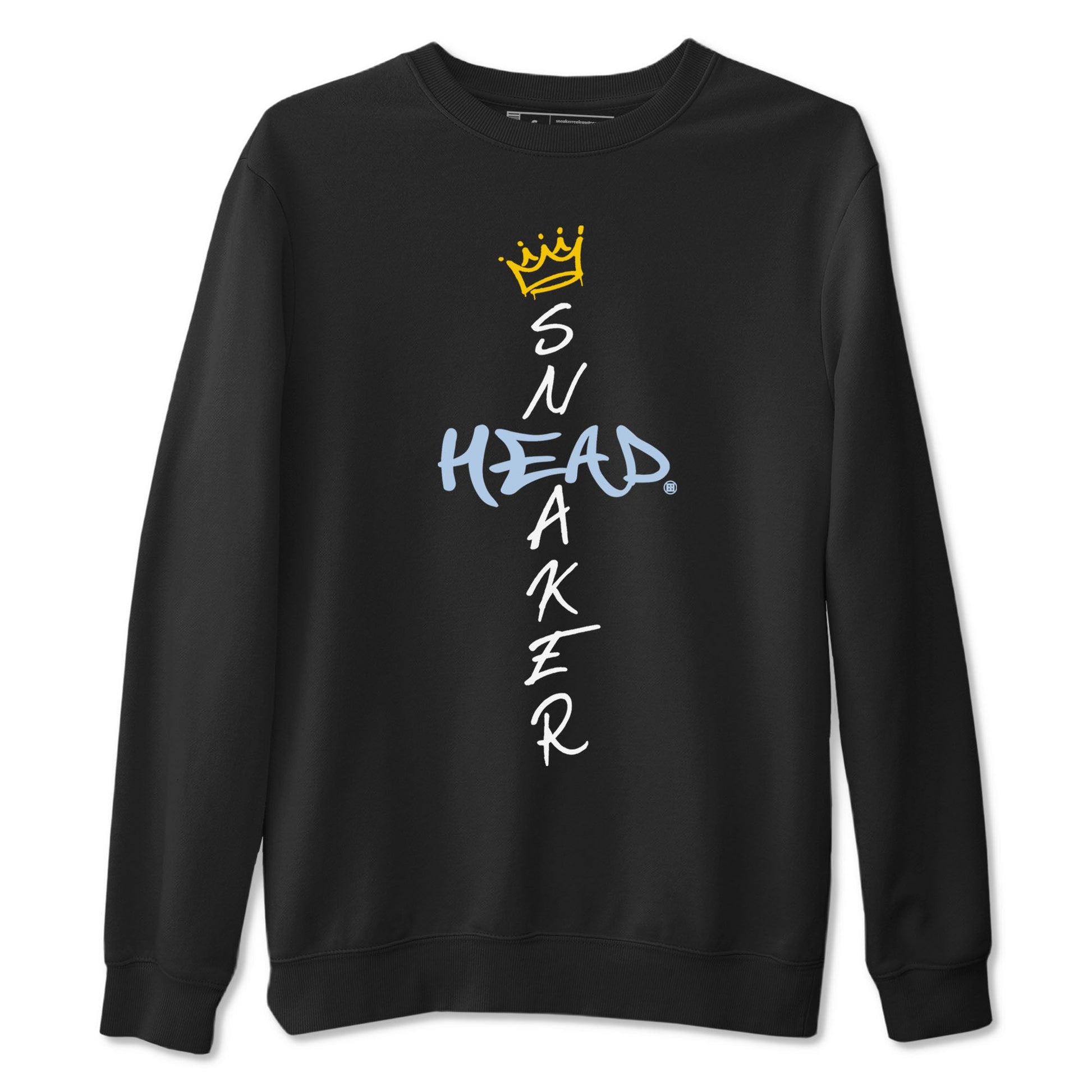 13s Blue Grey shirt to match jordans Cross Sneakerhead sneaker tees Air Jordan 13 Blue Grey SNRT Sneaker Release Tees unisex cotton Black 2 crew neck shirt