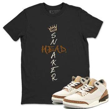 Air Jordan 3 Palomino shirt to match jordans Cross Sneakerhead sneaker tees 3s Palomino SNRT Sneaker Release Tees Unisex Black 1 T-Shirt
