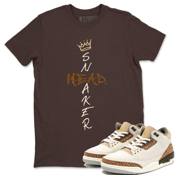Air Jordan 3 Palomino shirt to match jordans Cross Sneakerhead sneaker tees 3s Palomino SNRT Sneaker Release Tees Unisex Dark Chocolate 1 T-Shirt