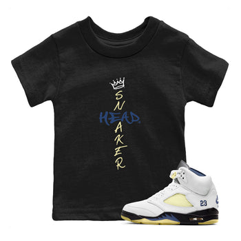 Air Jordan 5 A Ma Maniere x Dawn shirt to match jordans Cross Sneakerhead sneaker tees Air Jordan 5 A Ma Maniere x Photon Dust SNRT Sneaker Tees Sneaker Matching Shirt Baby Toddler Black 1 T-Shirt