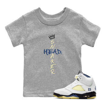 Air Jordan 5 A Ma Maniere x Dawn shirt to match jordans Cross Sneakerhead sneaker tees Air Jordan 5 A Ma Maniere x Photon Dust SNRT Sneaker Tees Sneaker Matching Shirt Baby Toddler Heather Grey 1 T-Shirt