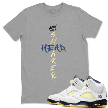 Air Jordan 5 A Ma Maniere x Dawn shirt to match jordans Cross Sneakerhead sneaker tees Air Jordan 5 A Ma Maniere x Photon Dust SNRT Sneaker Tees Sneaker Matching Shirt Unisex Heather Grey 1 T-Shirt