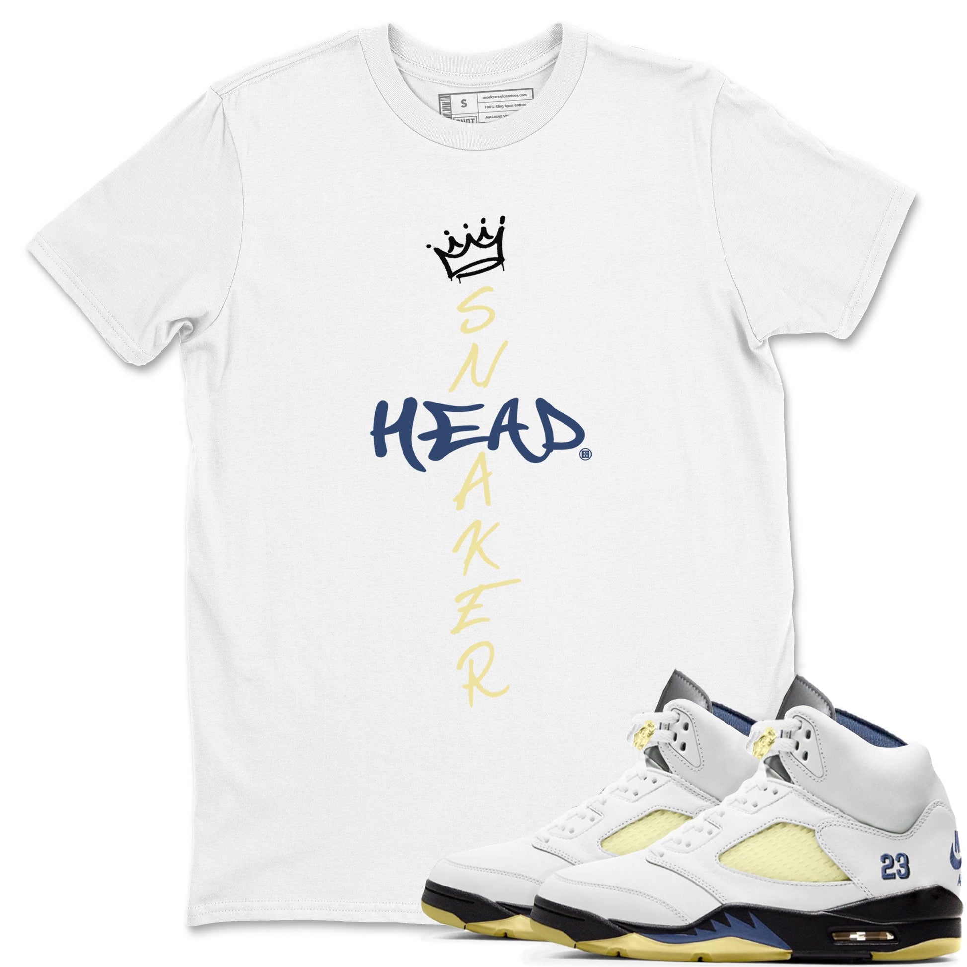 Air Jordan 5 A Ma Maniere x Dawn shirt to match jordans Cross Sneakerhead sneaker tees Air Jordan 5 A Ma Maniere x Photon Dust SNRT Sneaker Tees Sneaker Matching Shirt Unisex White 1 T-Shirt