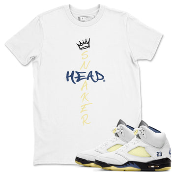 Air Jordan 5 A Ma Maniere x Dawn shirt to match jordans Cross Sneakerhead sneaker tees Air Jordan 5 A Ma Maniere x Photon Dust SNRT Sneaker Tees Sneaker Matching Shirt Unisex White 1 T-Shirt