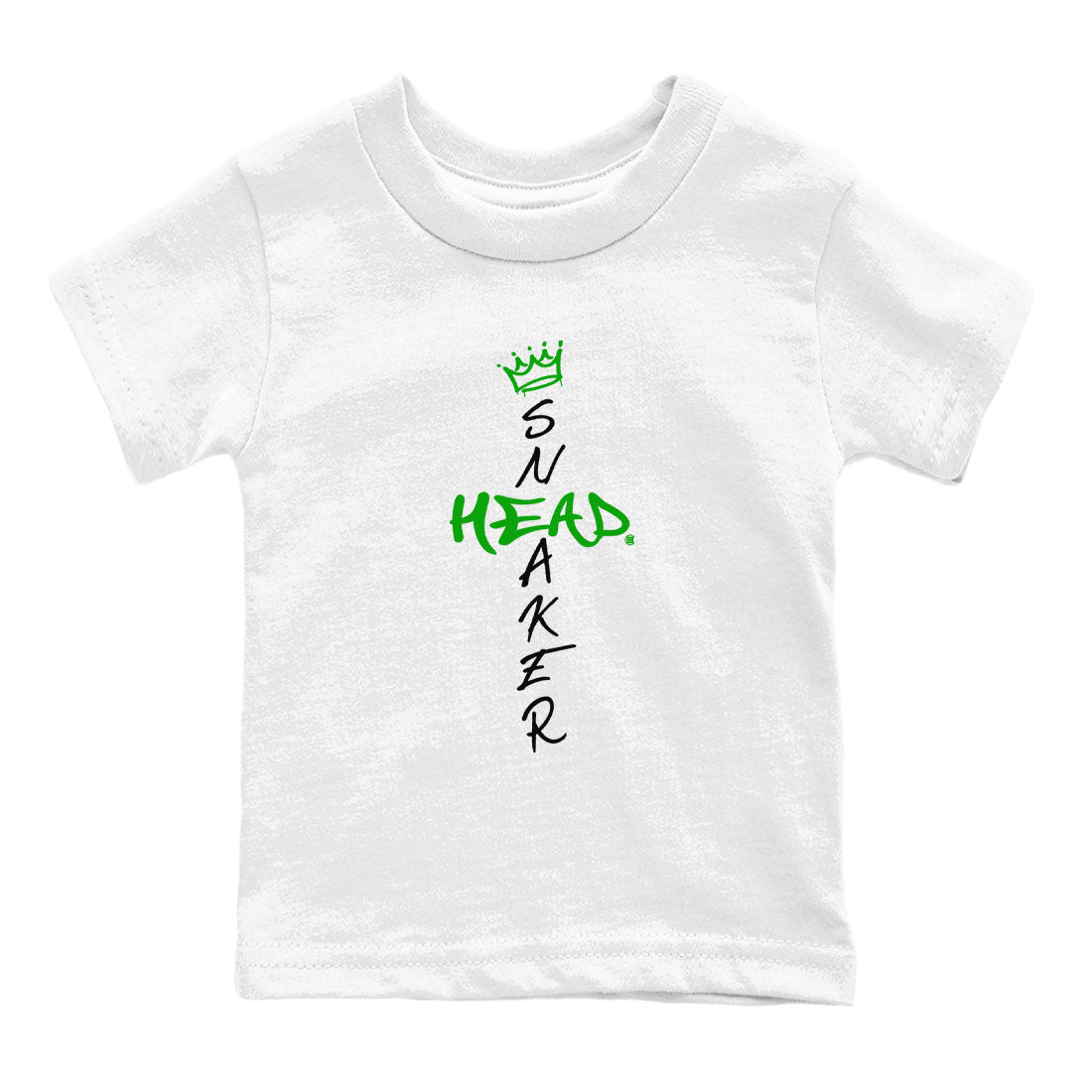 Jordan 5 Retro Lucky Green shirt to match jordans Cross Sneakerhead sneaker match tee AJ5 Lucky Green SNRT Sneaker Tees baby toddler White 2 cotton Shirt